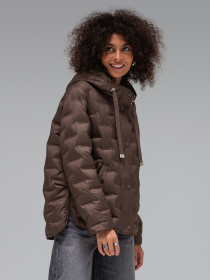 Демисезонная куртка VIVA WEAR модель 6518-brown Фото