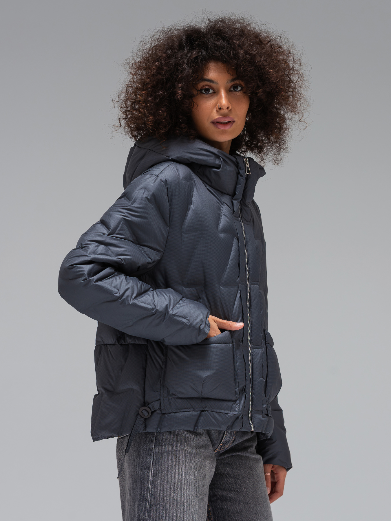 Демісезонна куртка VIVA WEAR модель 8898-gray Фото