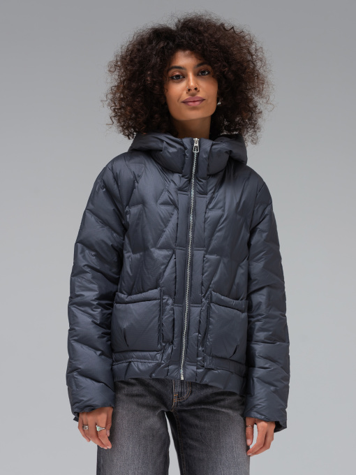 Демисезонная куртка VIVA WEAR модель 8898-gray Фото