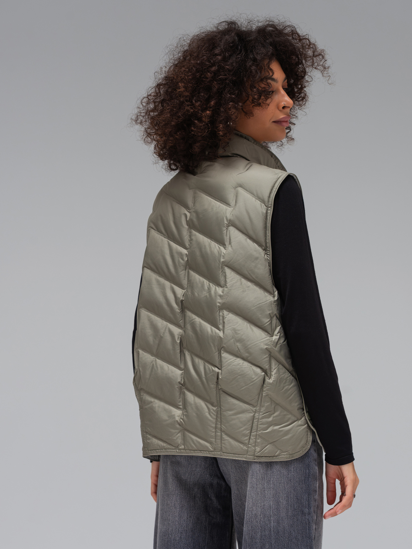 Жилет с утеплителем VIVA WEAR модель 8899-oliva Фото