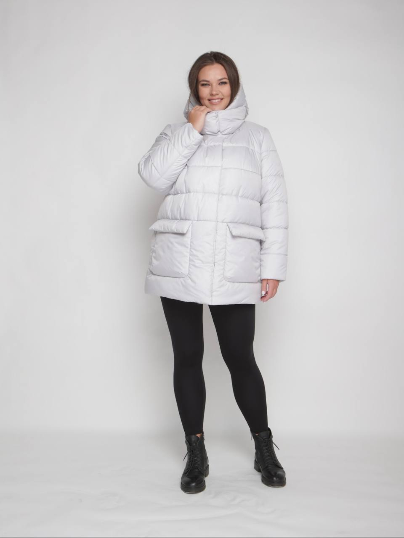 Зимняя куртка UVENTUM модель 1087-r-LIGHTGR Фото