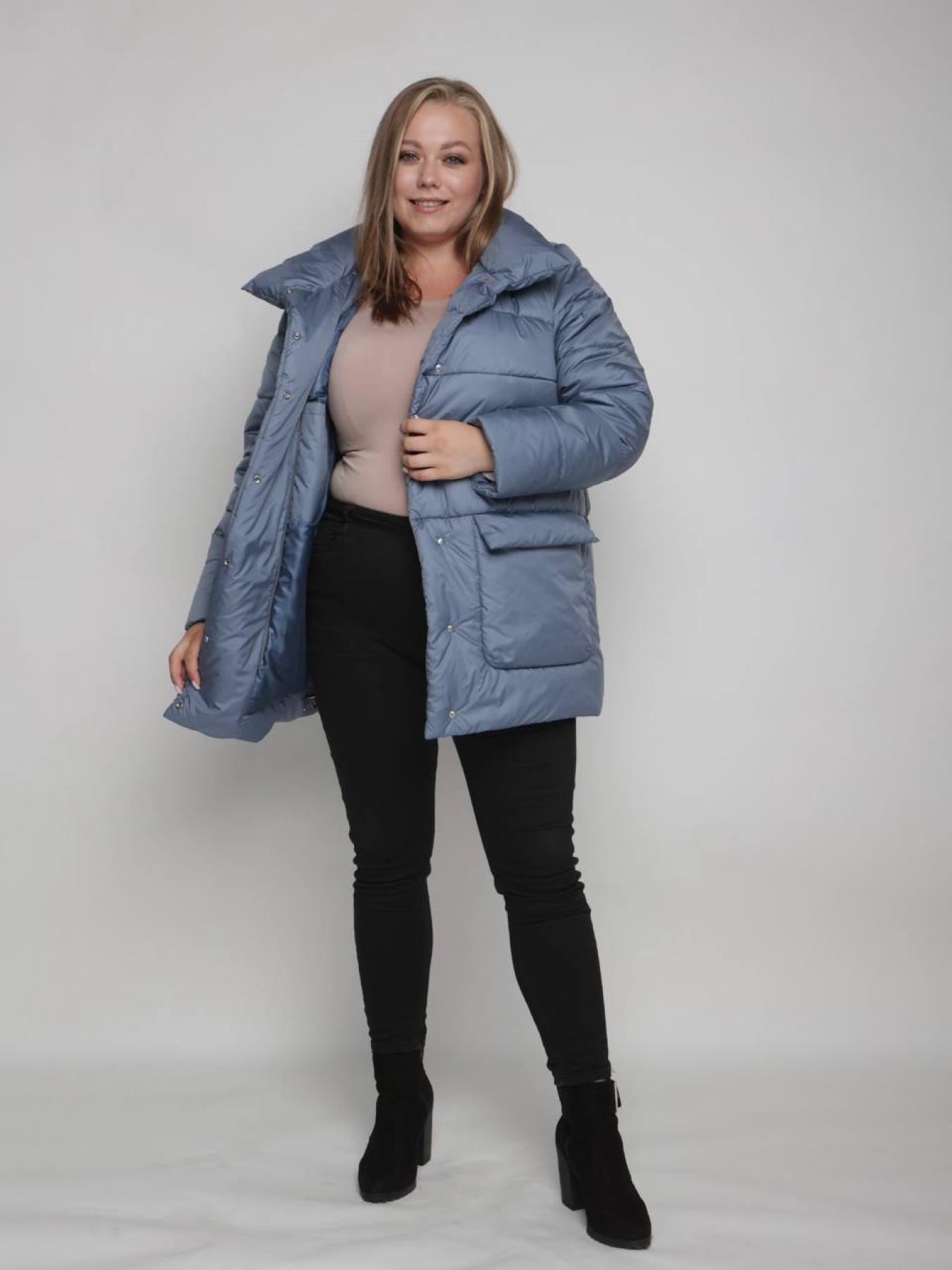 Зимняя куртка UVENTUM модель 1087-r-BLU Фото