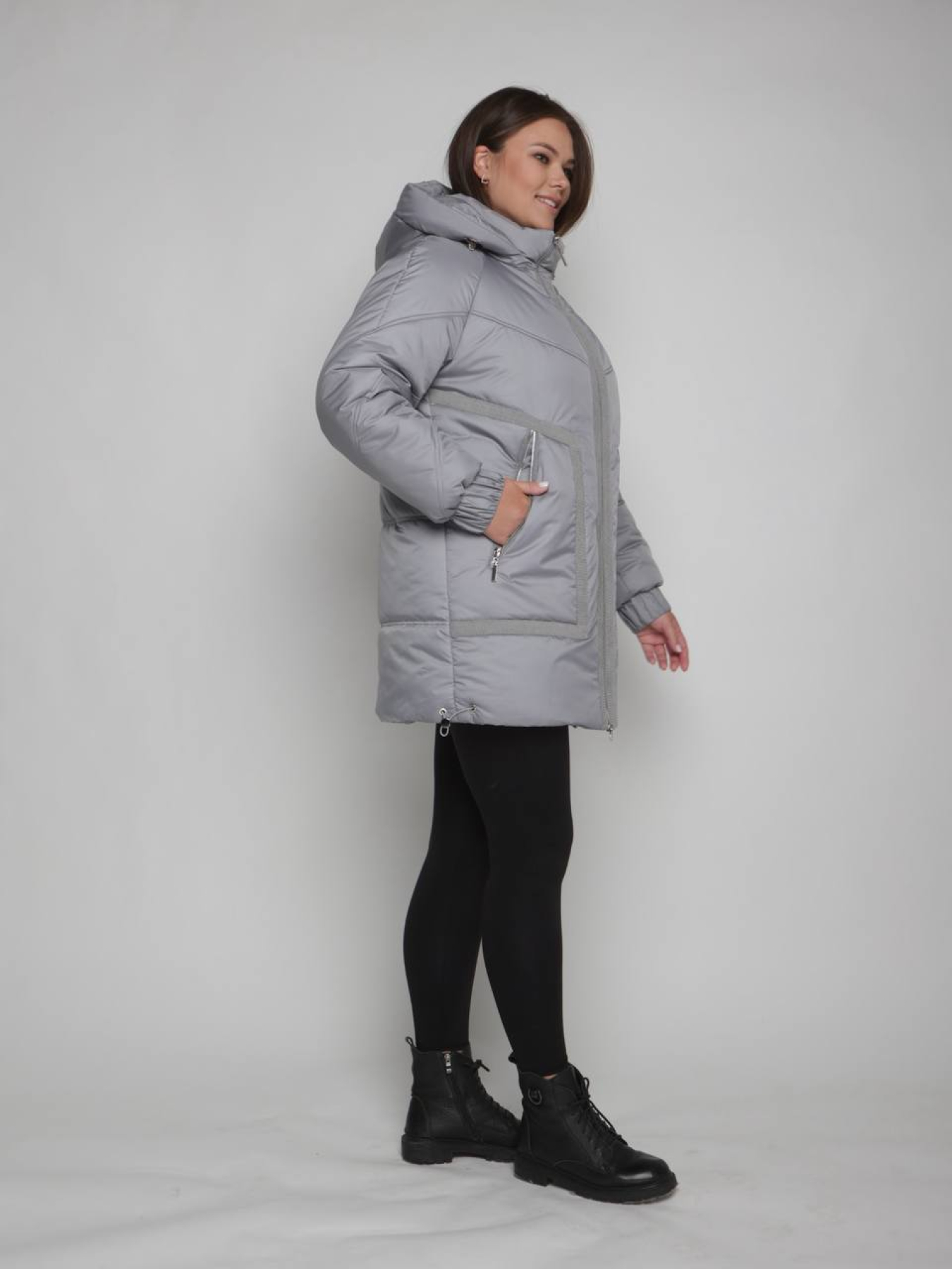 Зимняя куртка UVENTUM модель 1083-r-GREY Фото