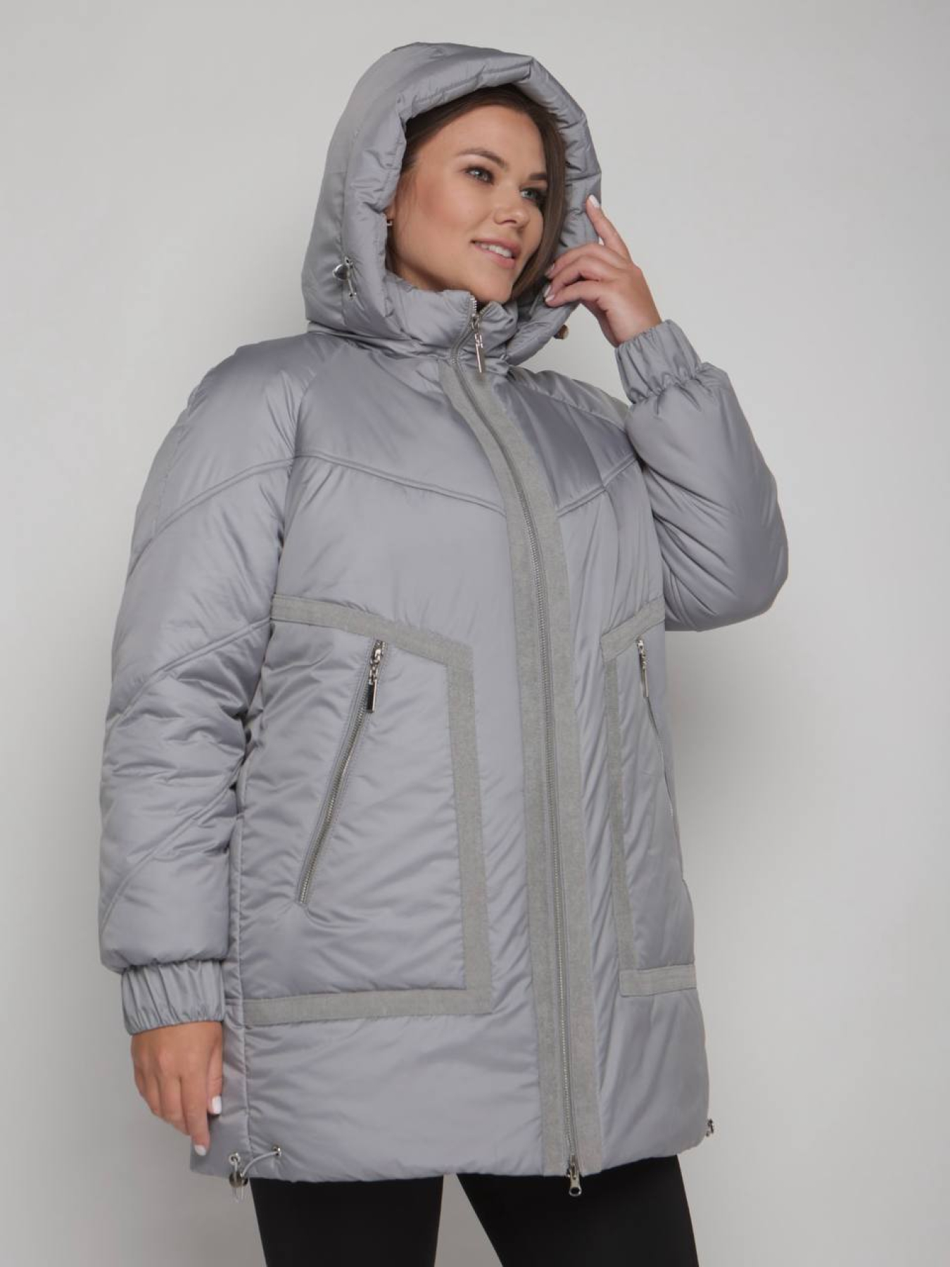 Зимняя куртка UVENTUM модель 1083-r-GREY Фото