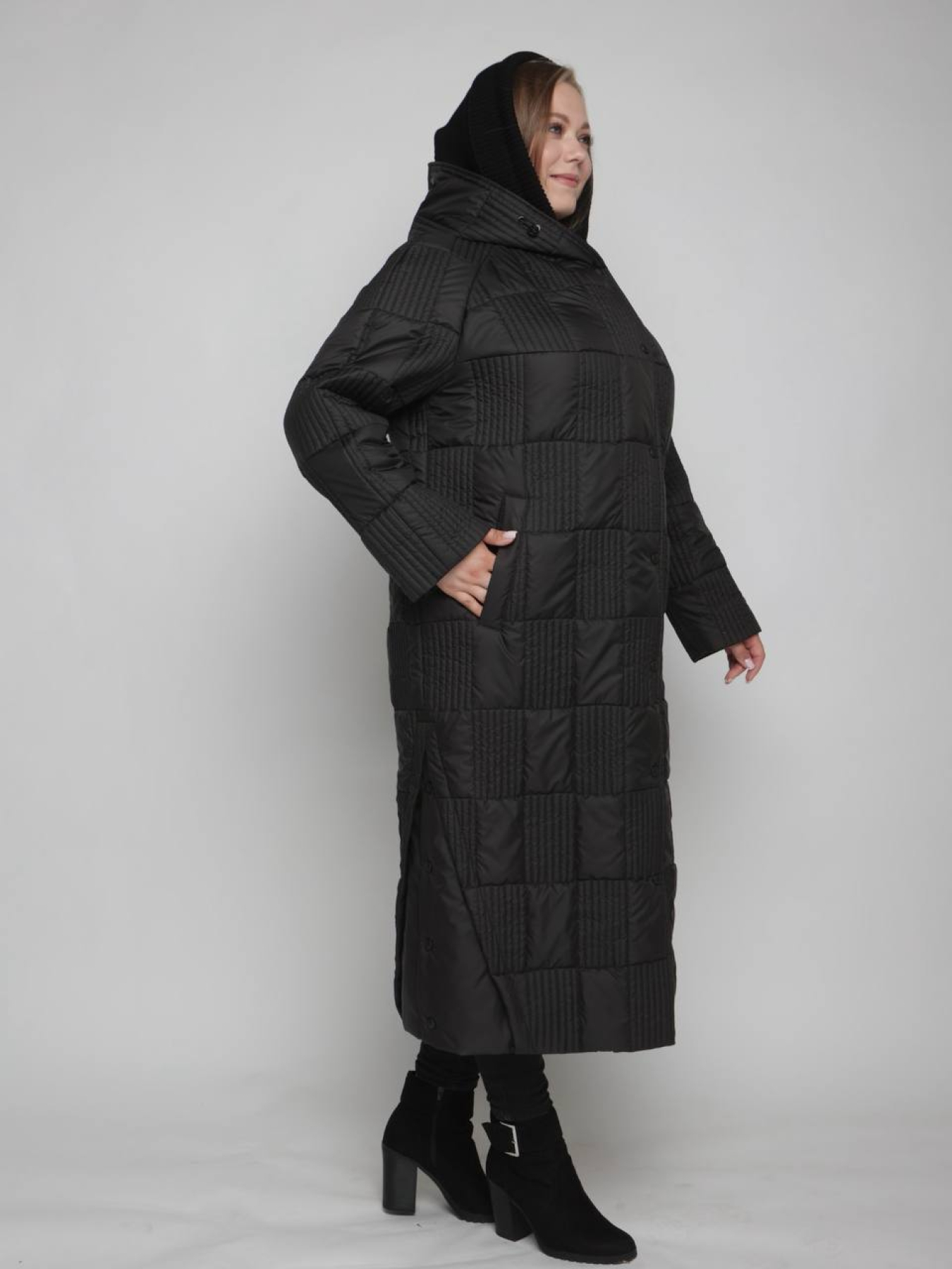 Пальто з утеплювачем UVENTUM модель 1069-r-BLC Фото