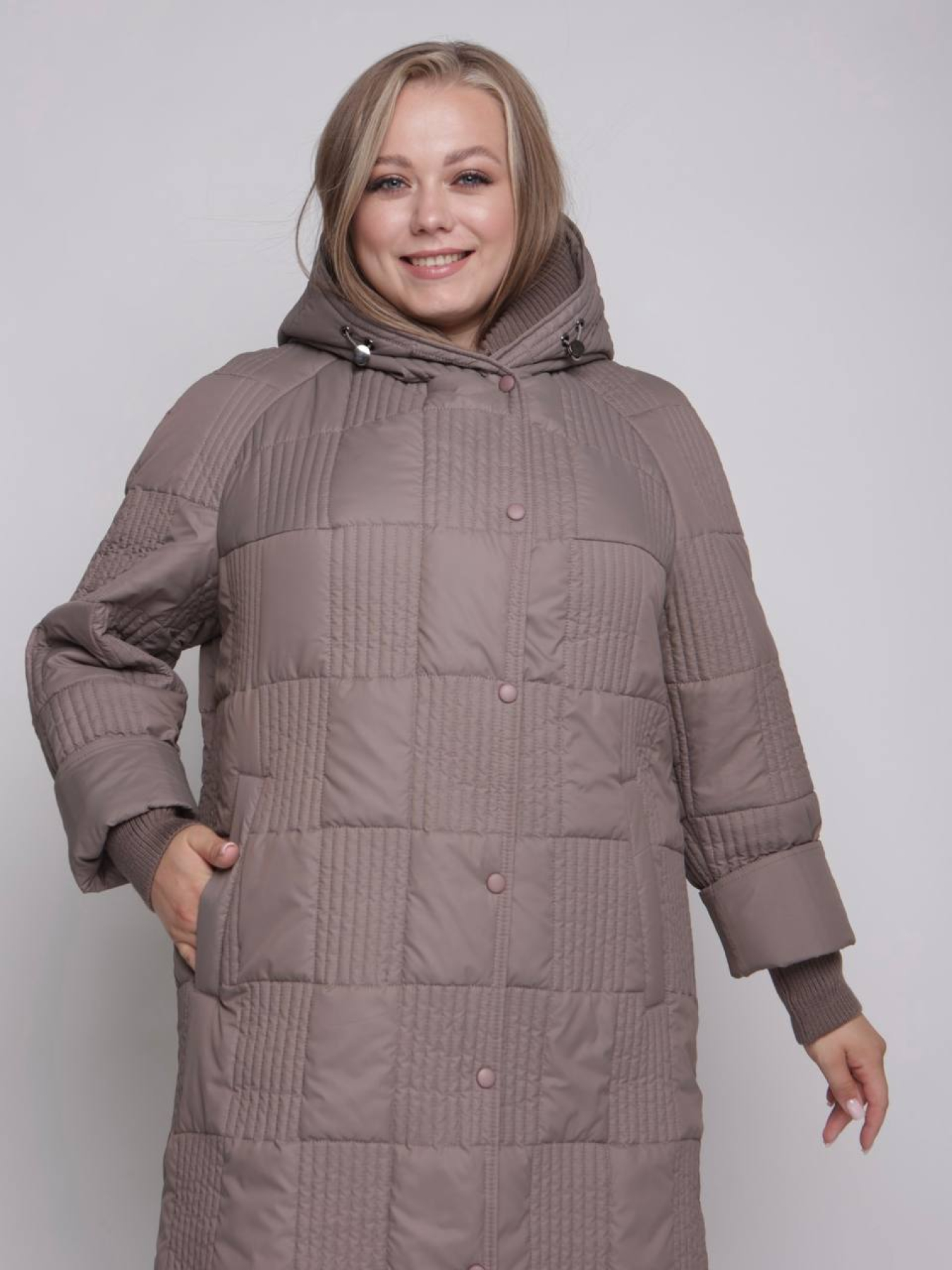 Пальто с утеплителем UVENTUM модель 1069-r-mocha Фото