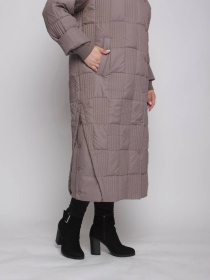 Пальто з утеплювачем UVENTUM модель 1069-r-mocha Пальто з утеплювачем UVENTUM модель 1069-r-mocha Фото