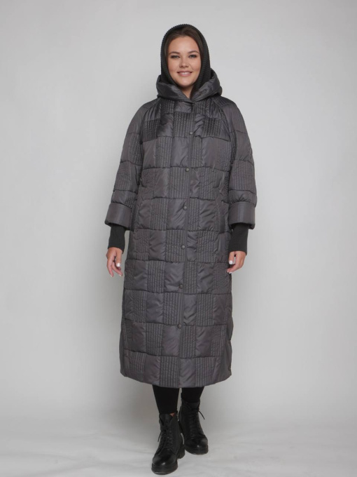 Пальто с утеплителем UVENTUM модель 1069-r-graphite Фото