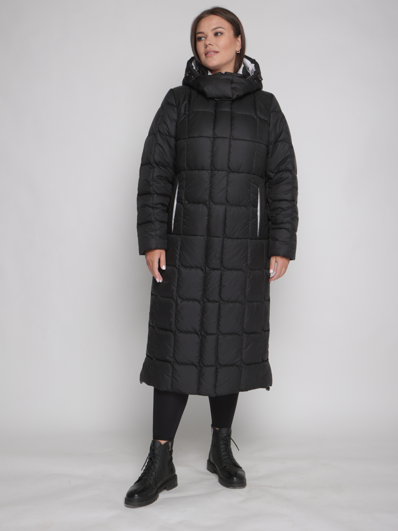 Пальто с утеплителем UVENTUM модель 1089-r-BLC Фото