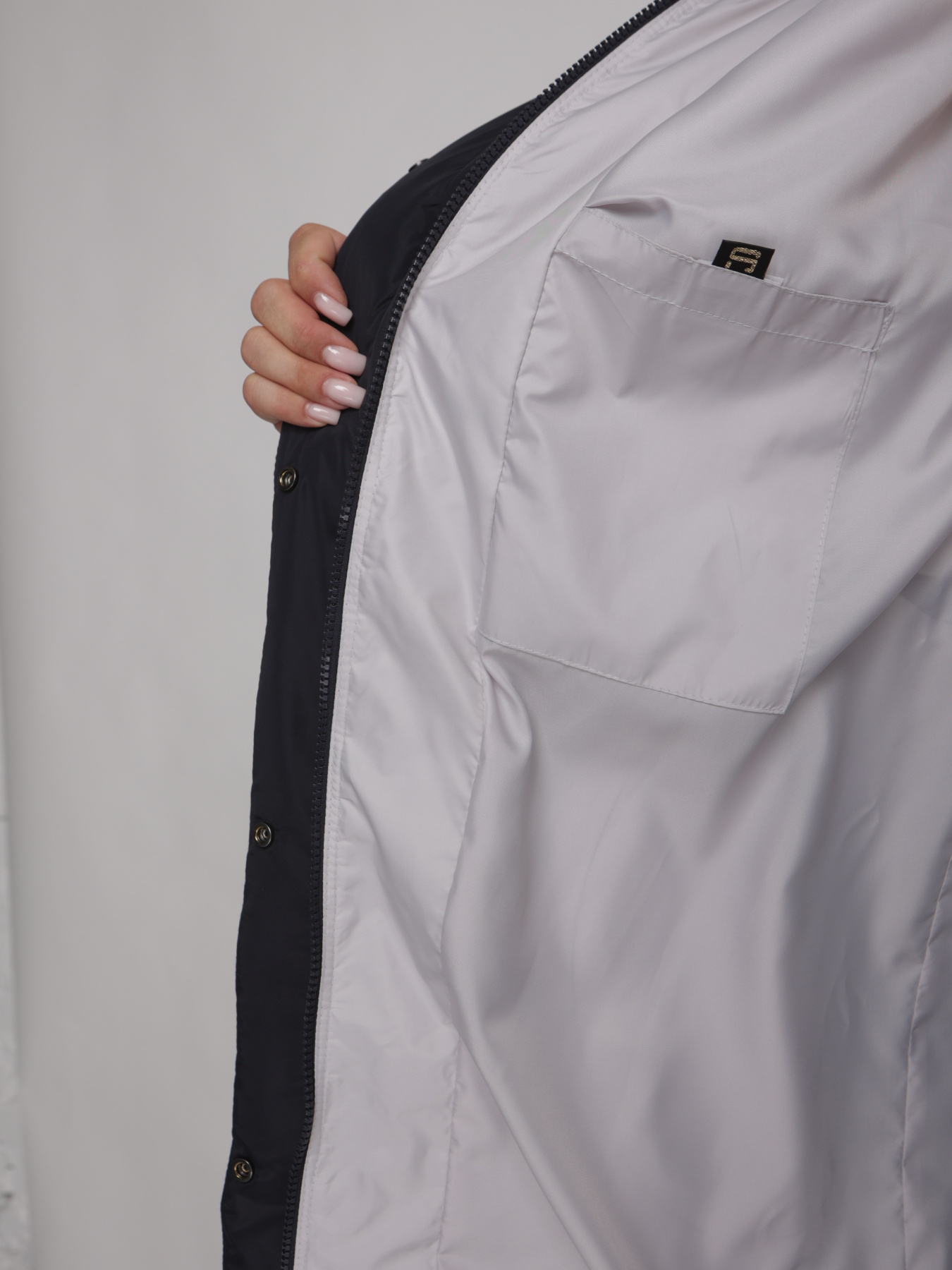 Пальто с утеплителем UVENTUM модель 1089-r-BLU Фото