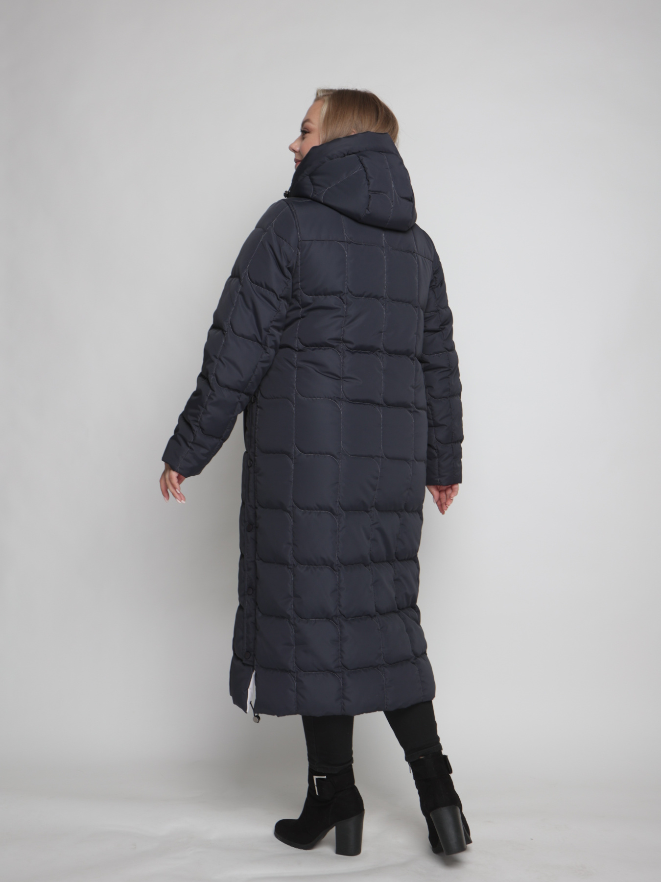 Пальто з утеплювачем UVENTUM модель 1089-r-BLU Пальто з утеплювачем UVENTUM модель 1089-r-BLU Фото