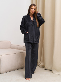 Пижама ISSA Plus модель 14324A_черный Фото