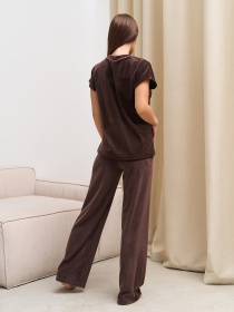 Піжама ISSA Plus модель 13667_темно_коричневый Фото