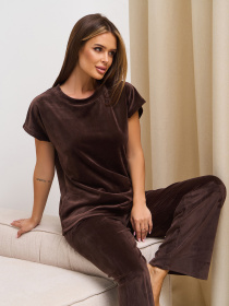 Піжама ISSA Plus модель 13667_темно_коричневый Фото