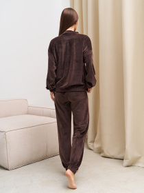 Пижама ISSA Plus модель 14327A_темно_коричневый Фото