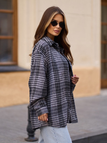 Рубашка ISSA Plus модель 15315_черный Фото