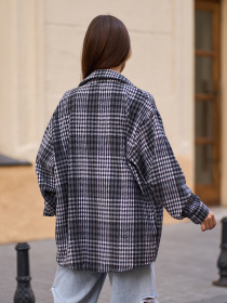 Рубашка повседневная ISSA Plus модель 15315_черный Фото