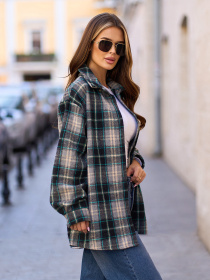 Рубашка ISSA Plus модель 15316_мультиколор Фото