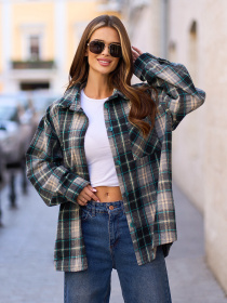 Рубашка ISSA Plus модель 15316_мультиколор Фото