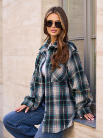 Сорочка повсякденна ISSA Plus модель 15316_мультиколор Фото