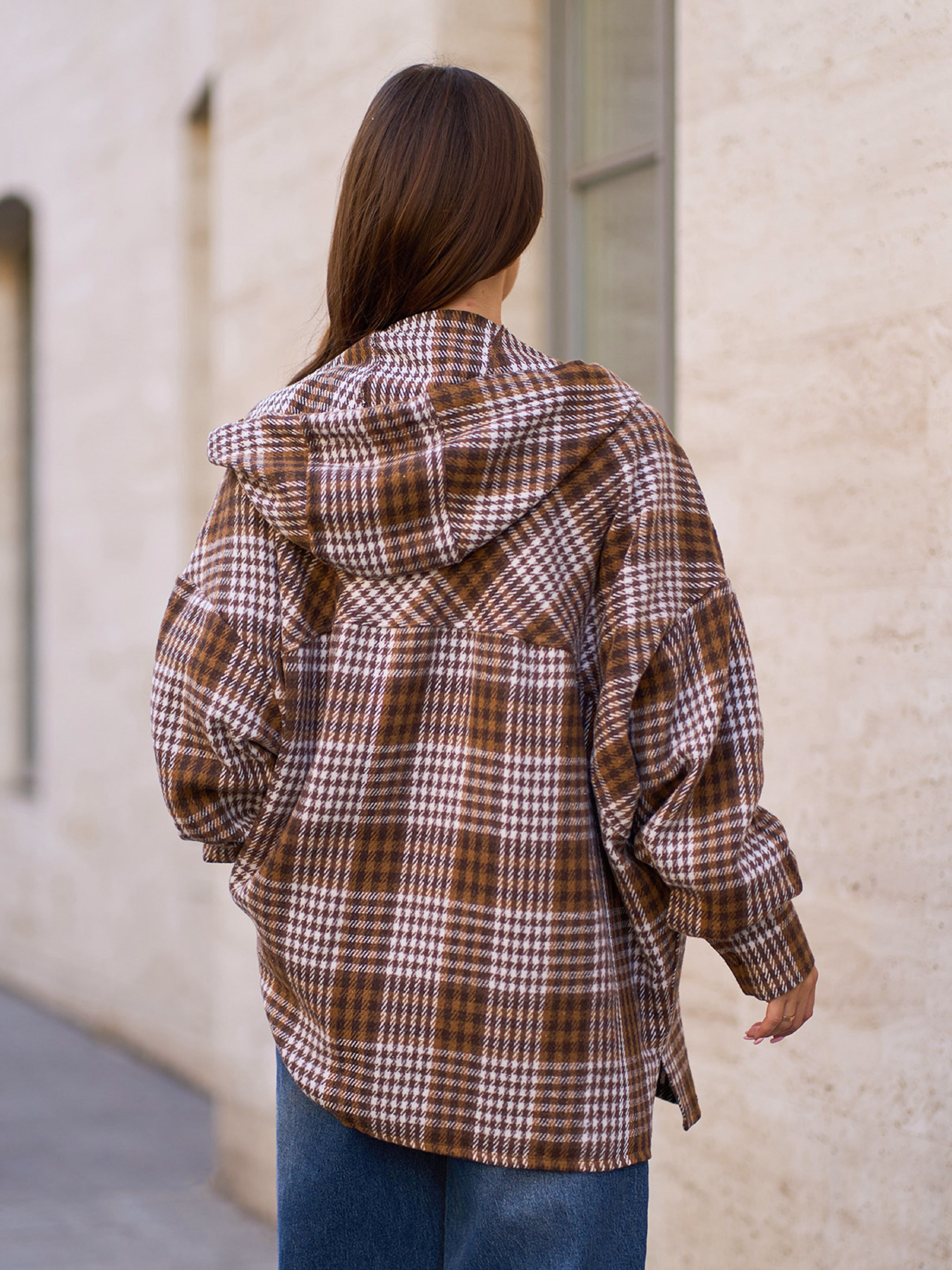 Рубашка повседневная ISSA Plus модель 15317_коричневый Фото