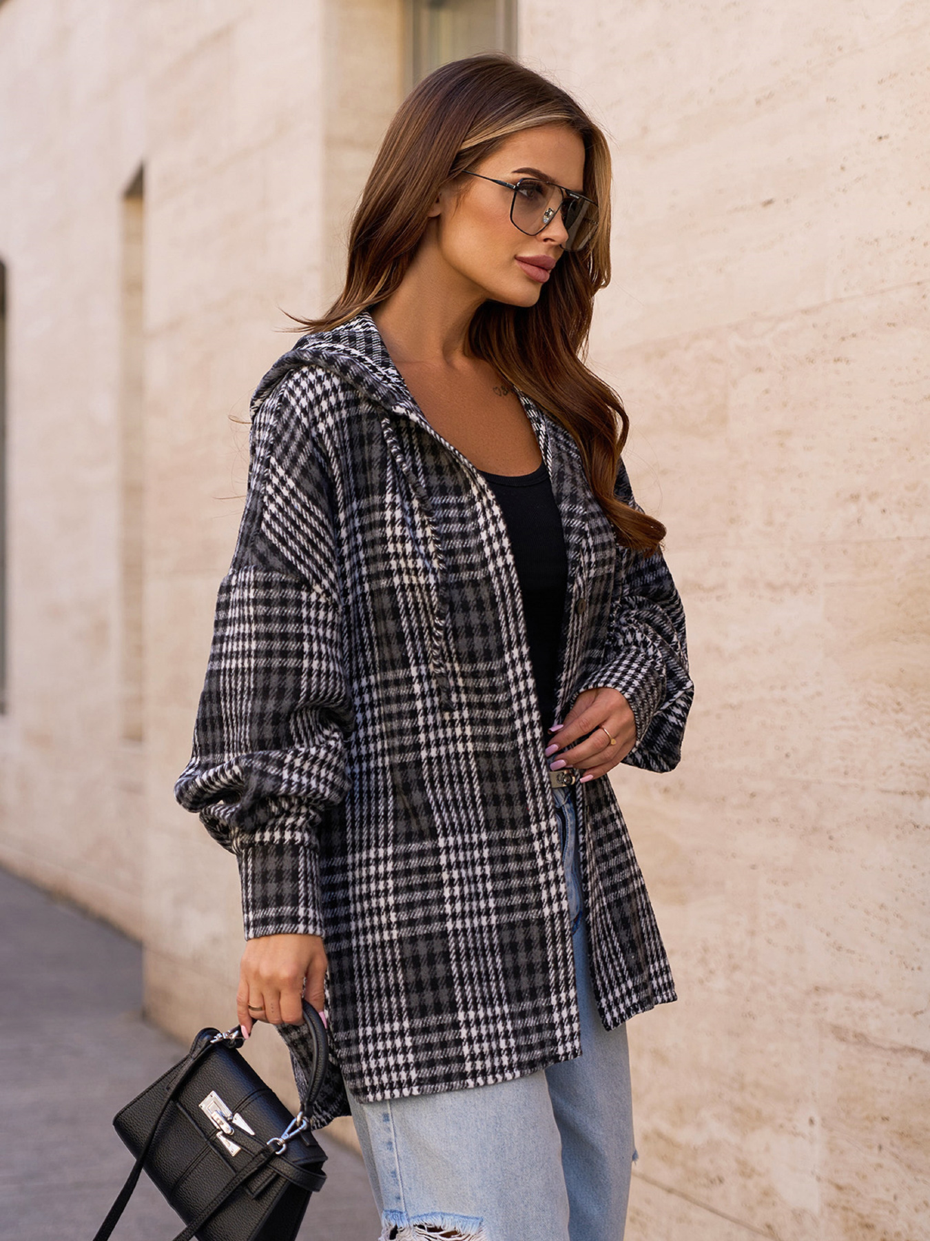 Рубашка ISSA Plus модель 15317_черный Фото