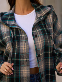 Рубашка повседневная ISSA Plus модель 15319_мультиколор Фото