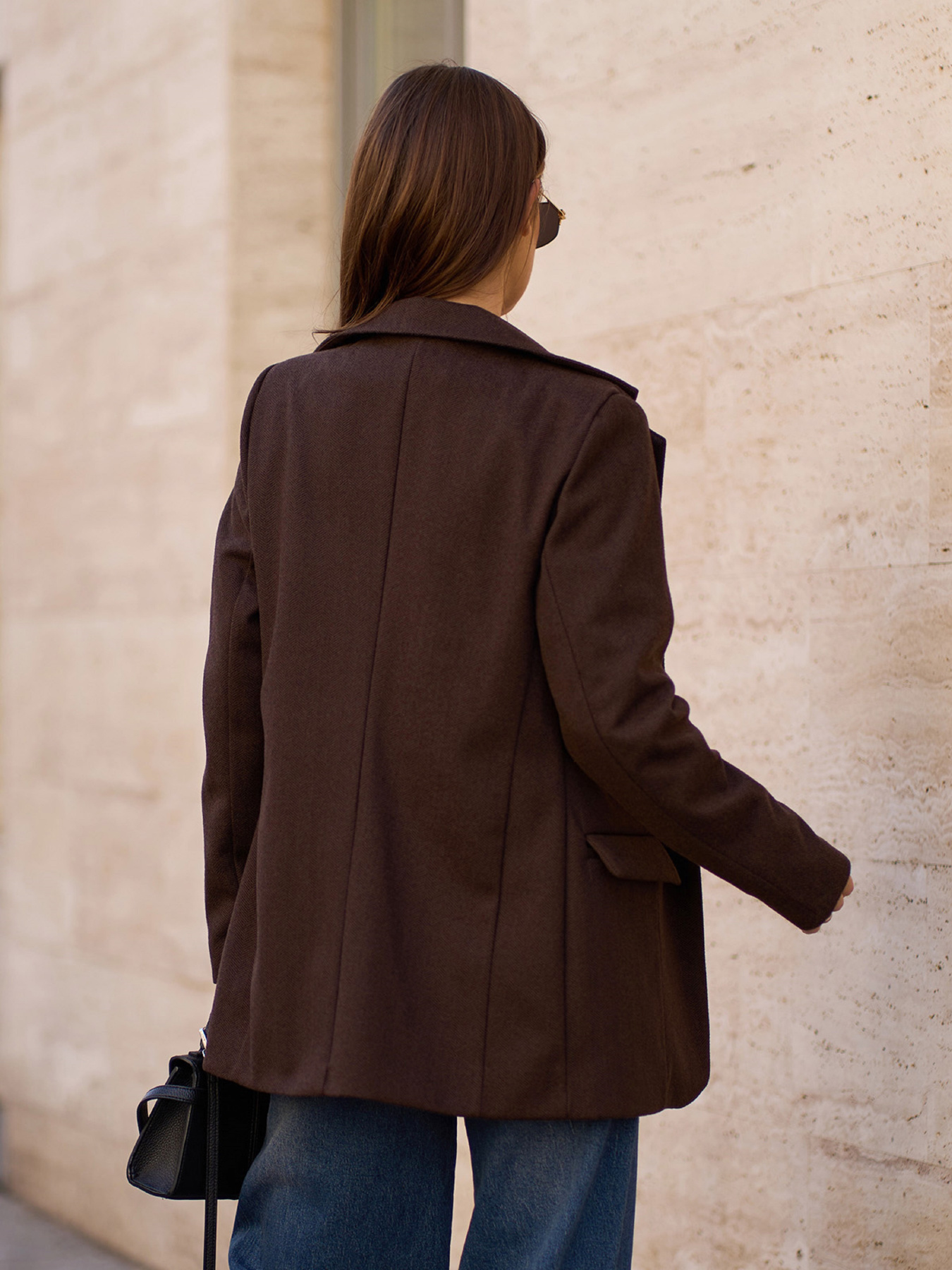 Кардиган ISSA Plus модель 15323_темно_коричневый Фото