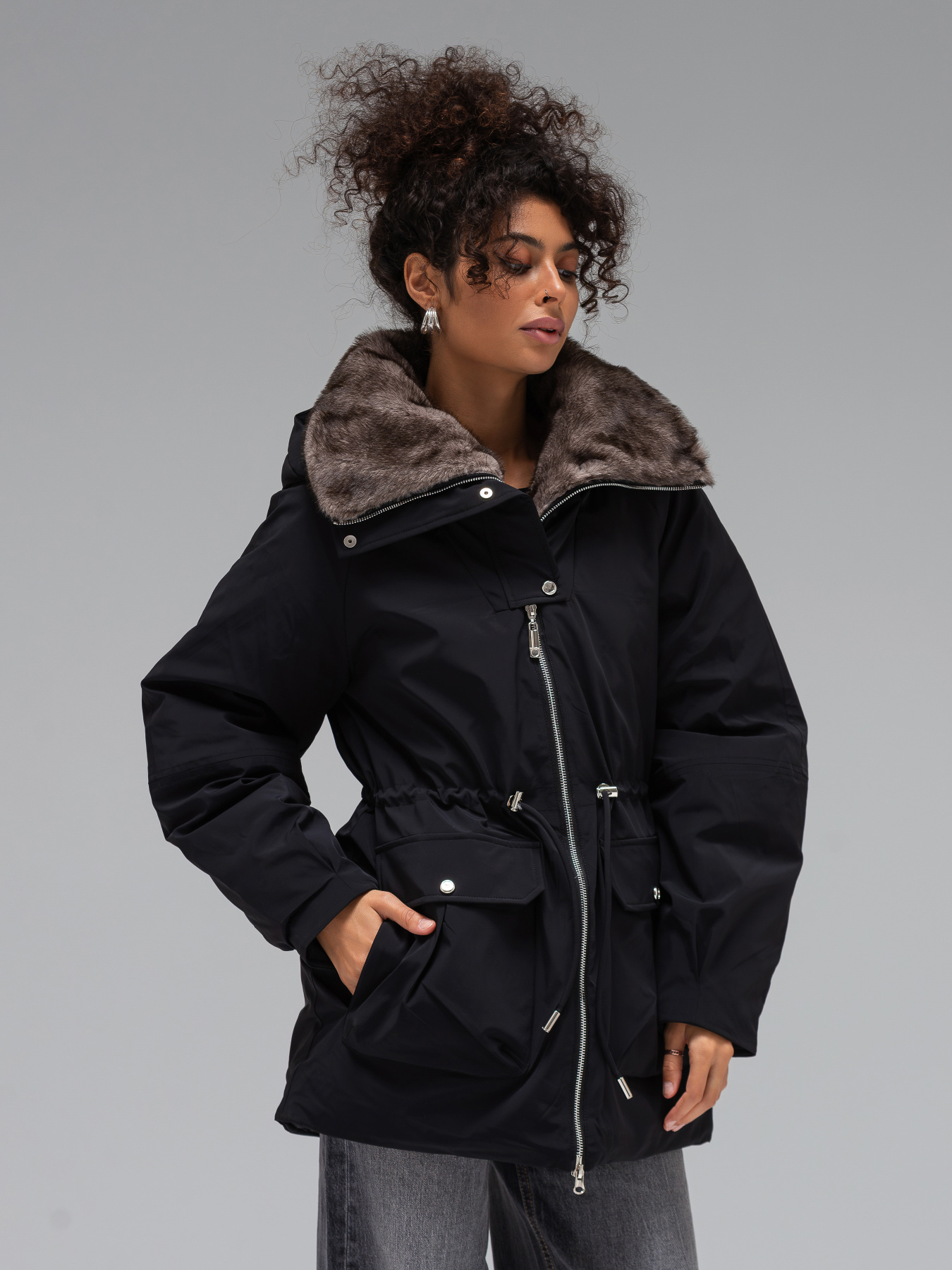 Парка VIVA WEAR модель 5218-blackparka Фото