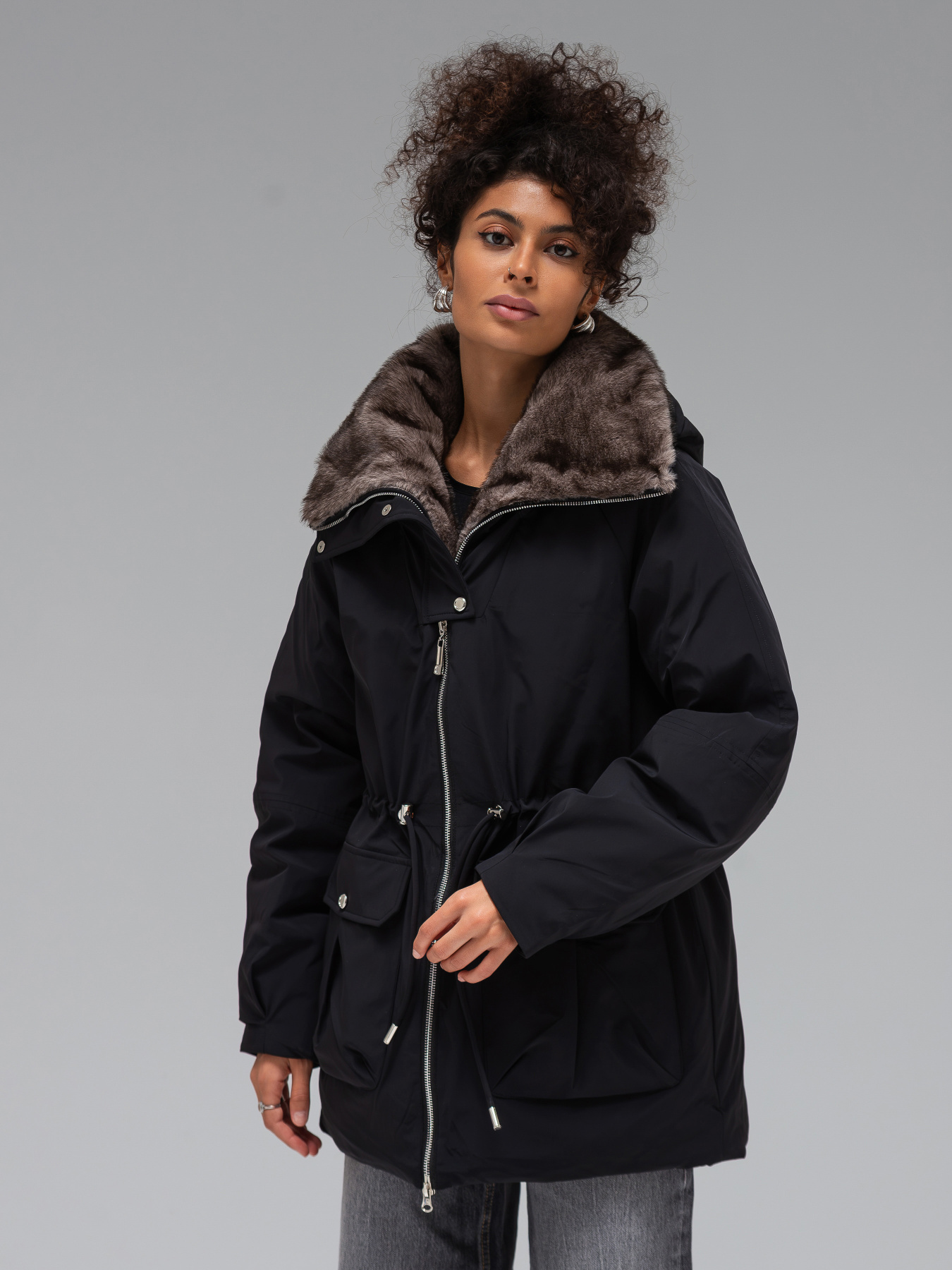 Парка VIVA WEAR модель 5218-blackparka Фото