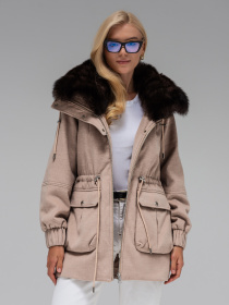 Парка VIVA WEAR модель 35520-beigeparka Фото