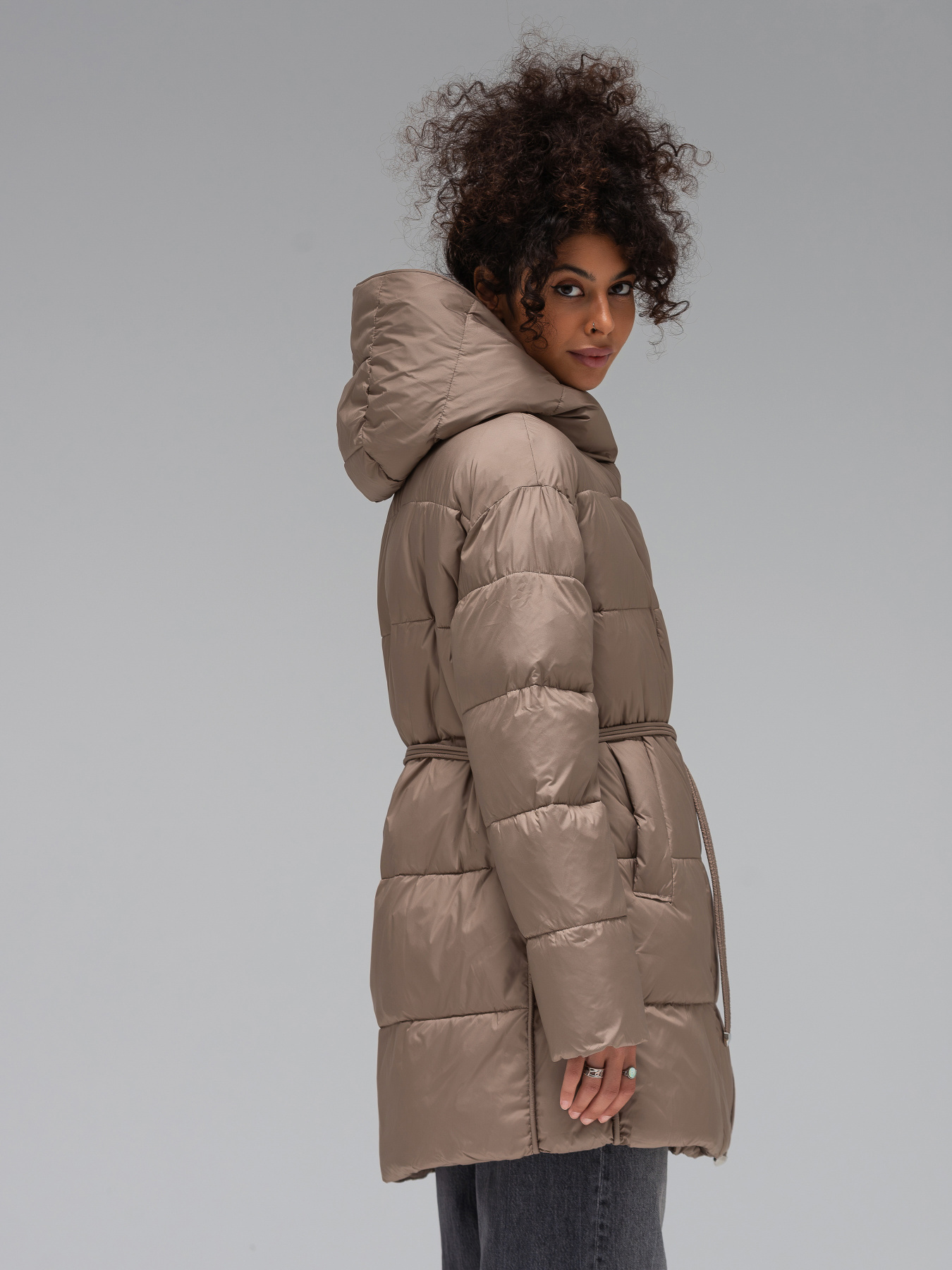 Куртки и дубленки VIVA WEAR модель 5089-beige Фото