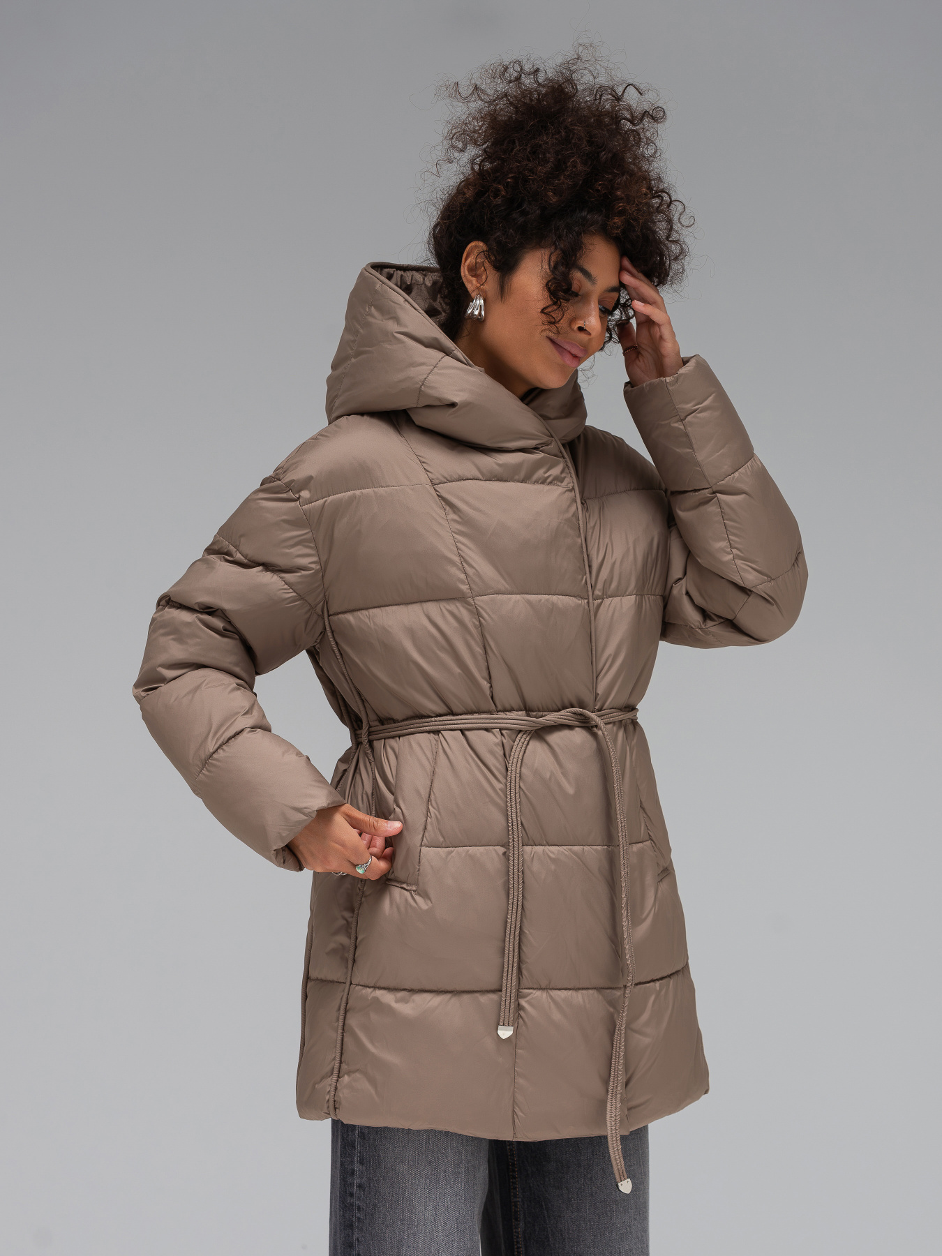 Зимняя куртка VIVA WEAR модель 5089-beige Фото