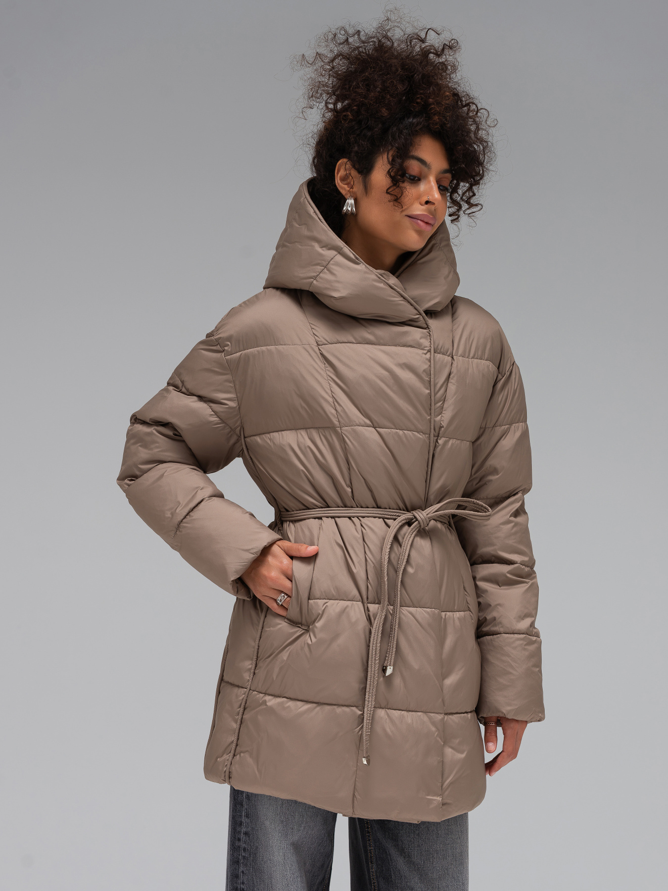 Куртки и дубленки VIVA WEAR модель 5089-beige Фото