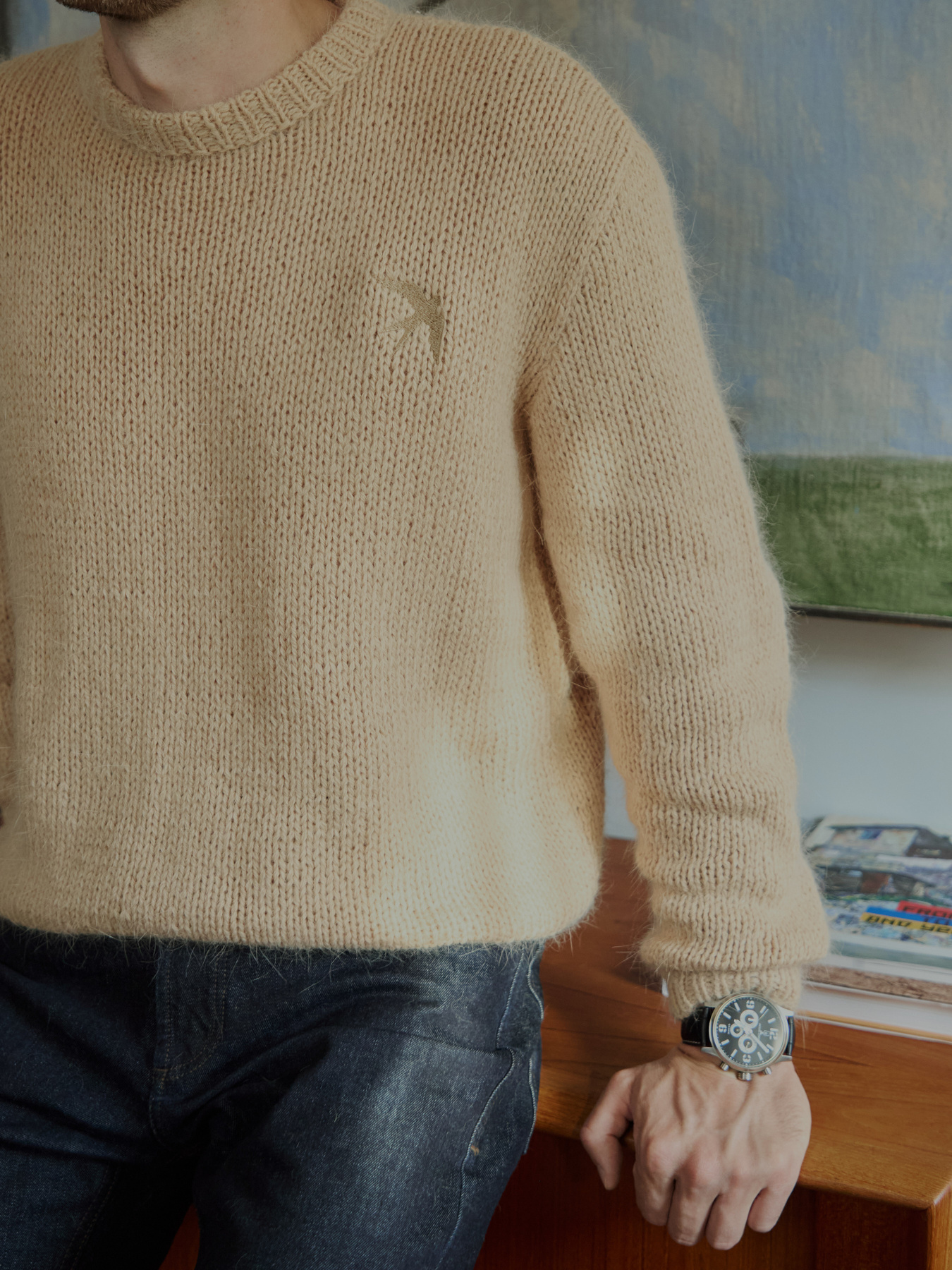 Джемпер GNIZDO модель LFHKASSEBGC-m Фото