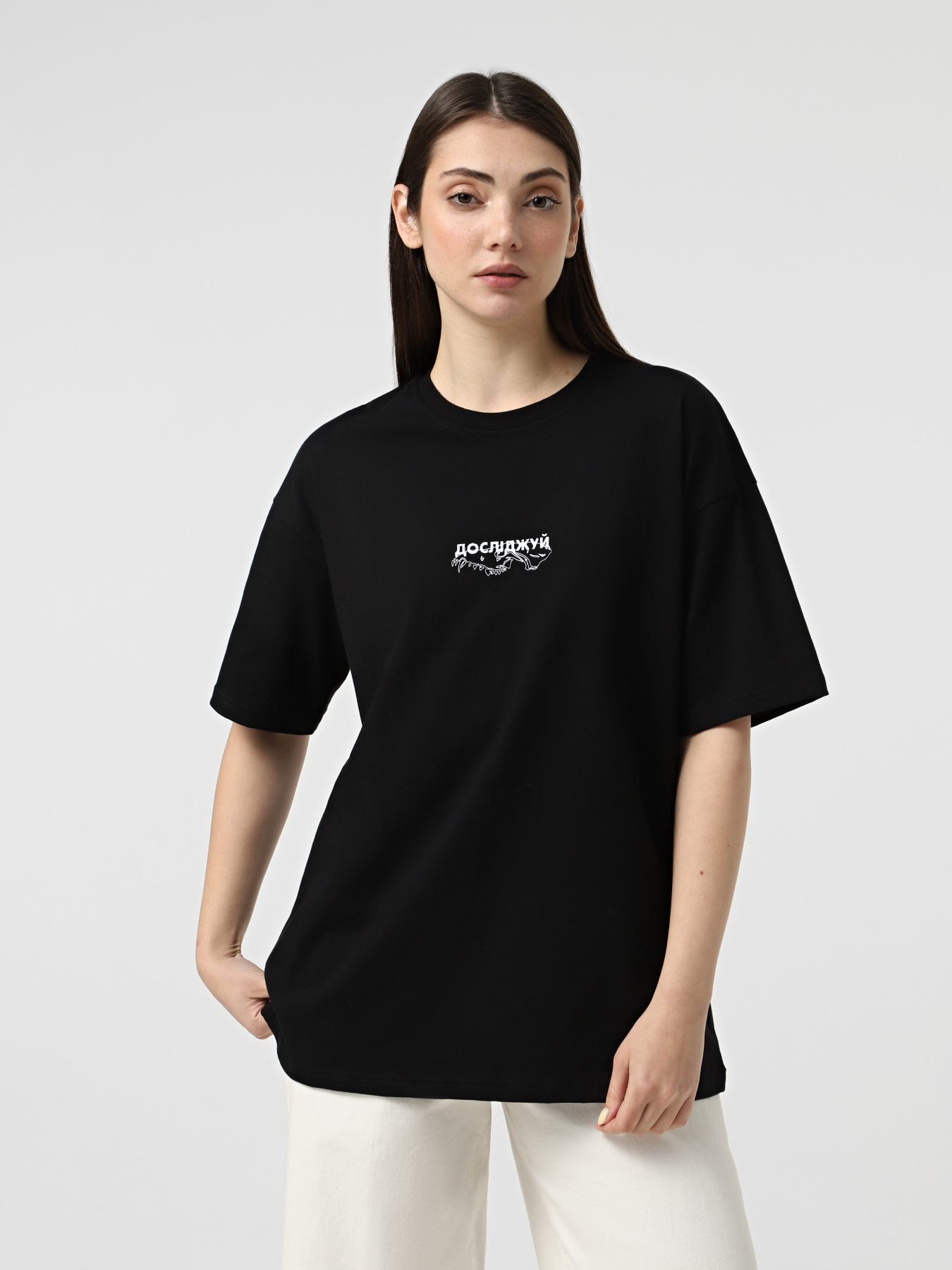 Футболка Bezlad Вовк модель futbolka-doslidzhuy-vovk-chorna Фото