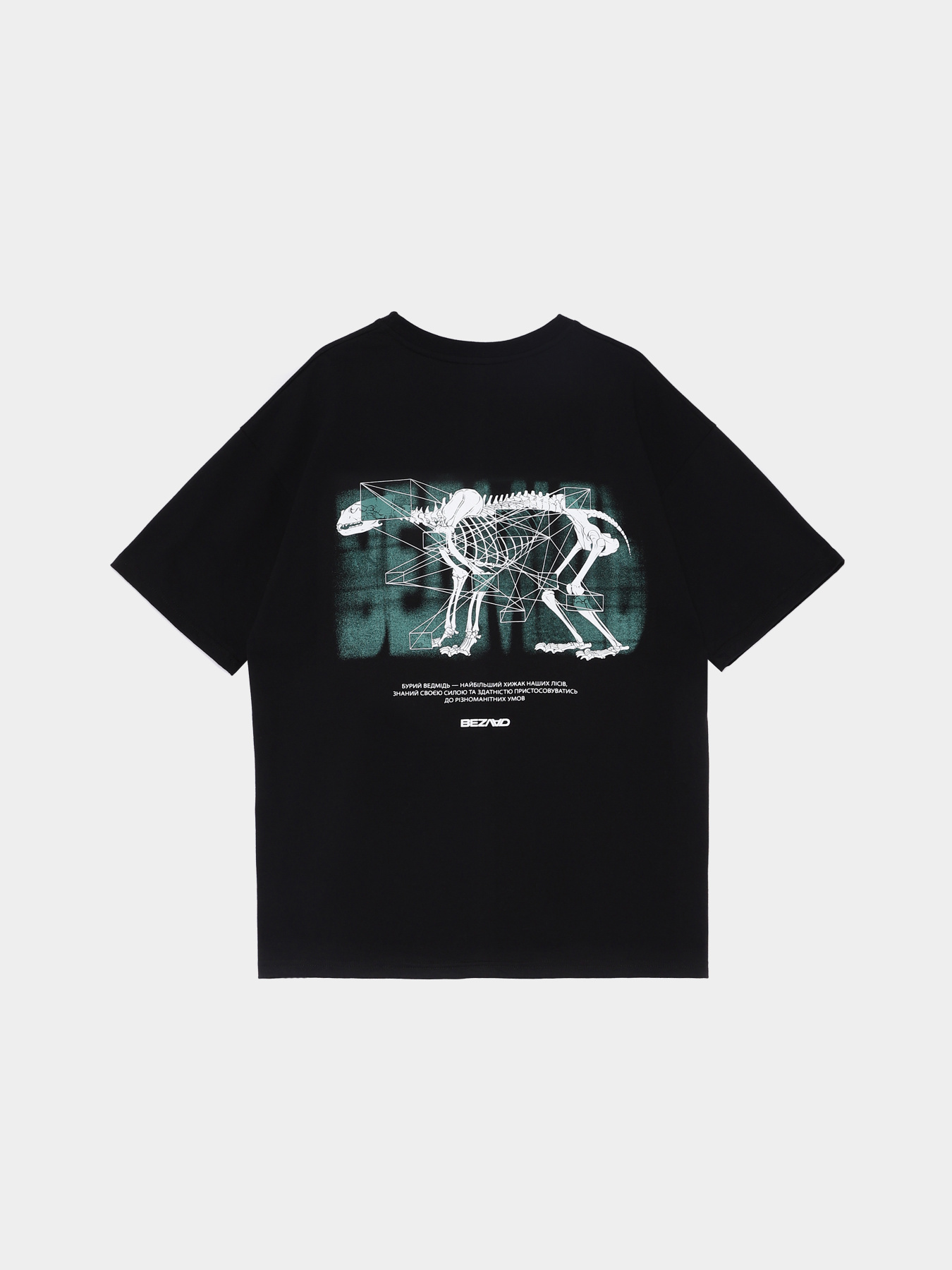 Футболка Bezlad Бурий ведмідь модель futbolka-doslidzhuy-vedmid-chorna Фото