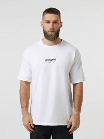 Футболка Bezlad Бурий ведмідь модель futbolka-doslidzhuy-vedmid-bila Фото