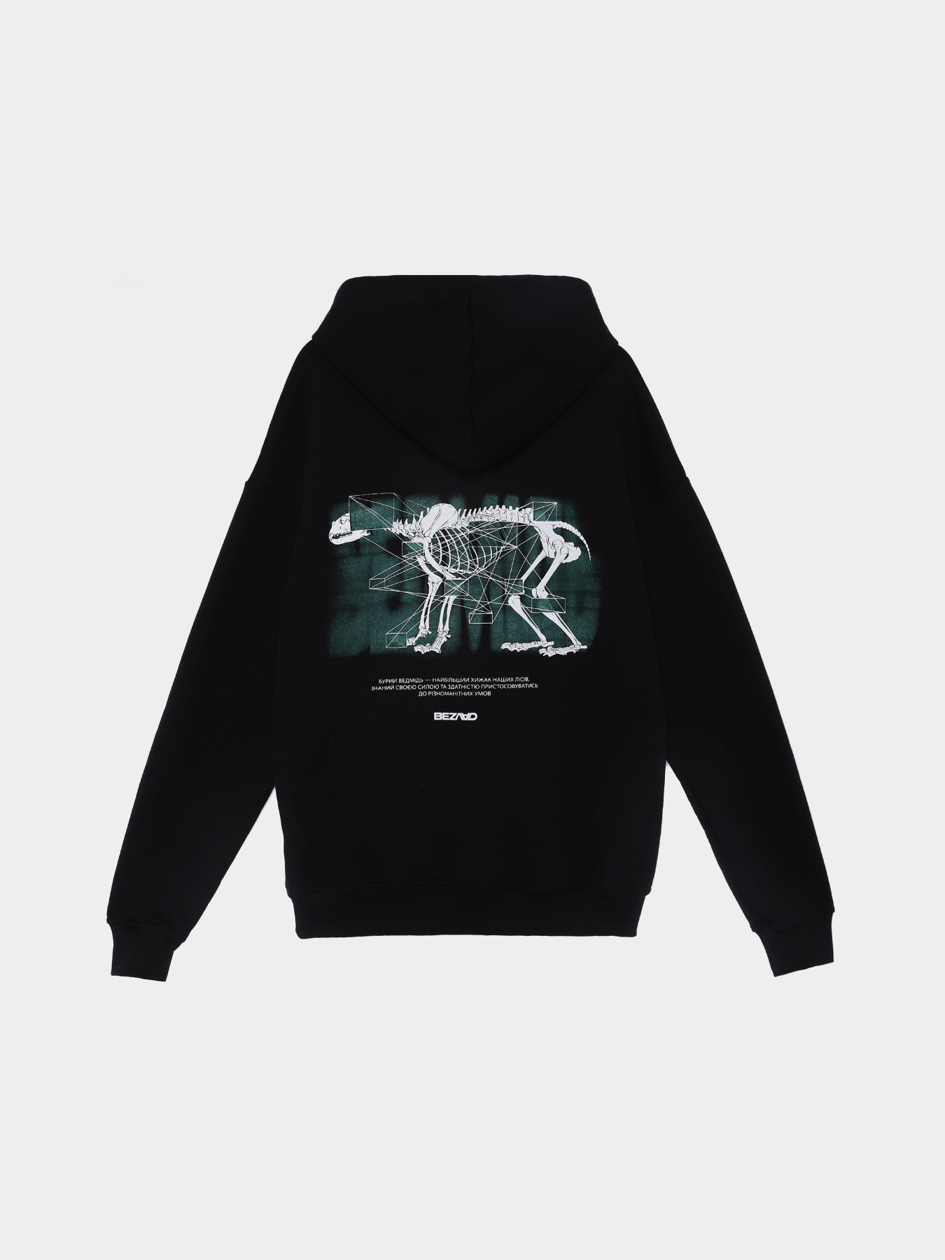 Худі Bezlad Бурий ведмідь модель bezladhudidoslidzhuyvedmid Фото