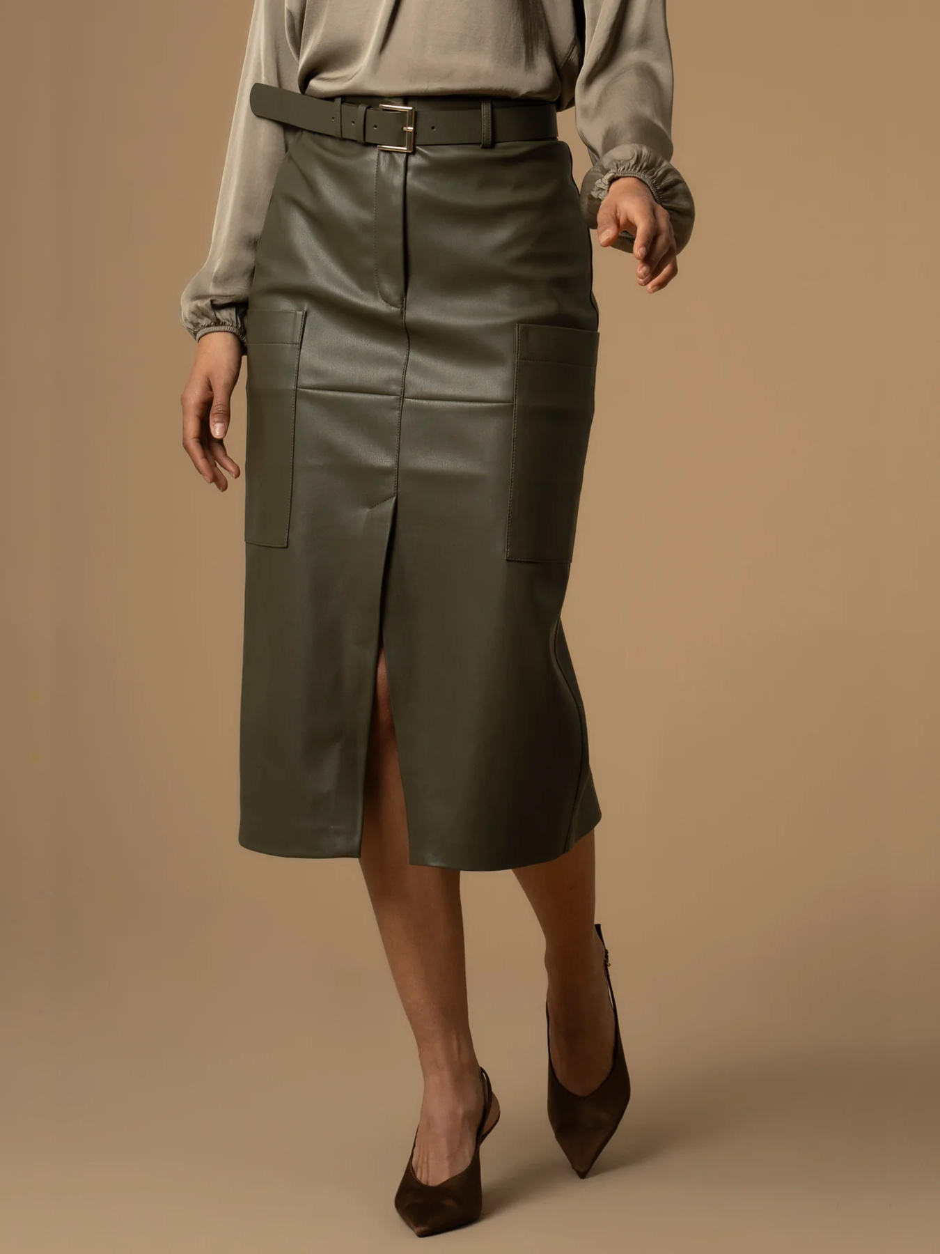 Юбка миди KOCCA модель A25PGO7377ABUN50803 Фото