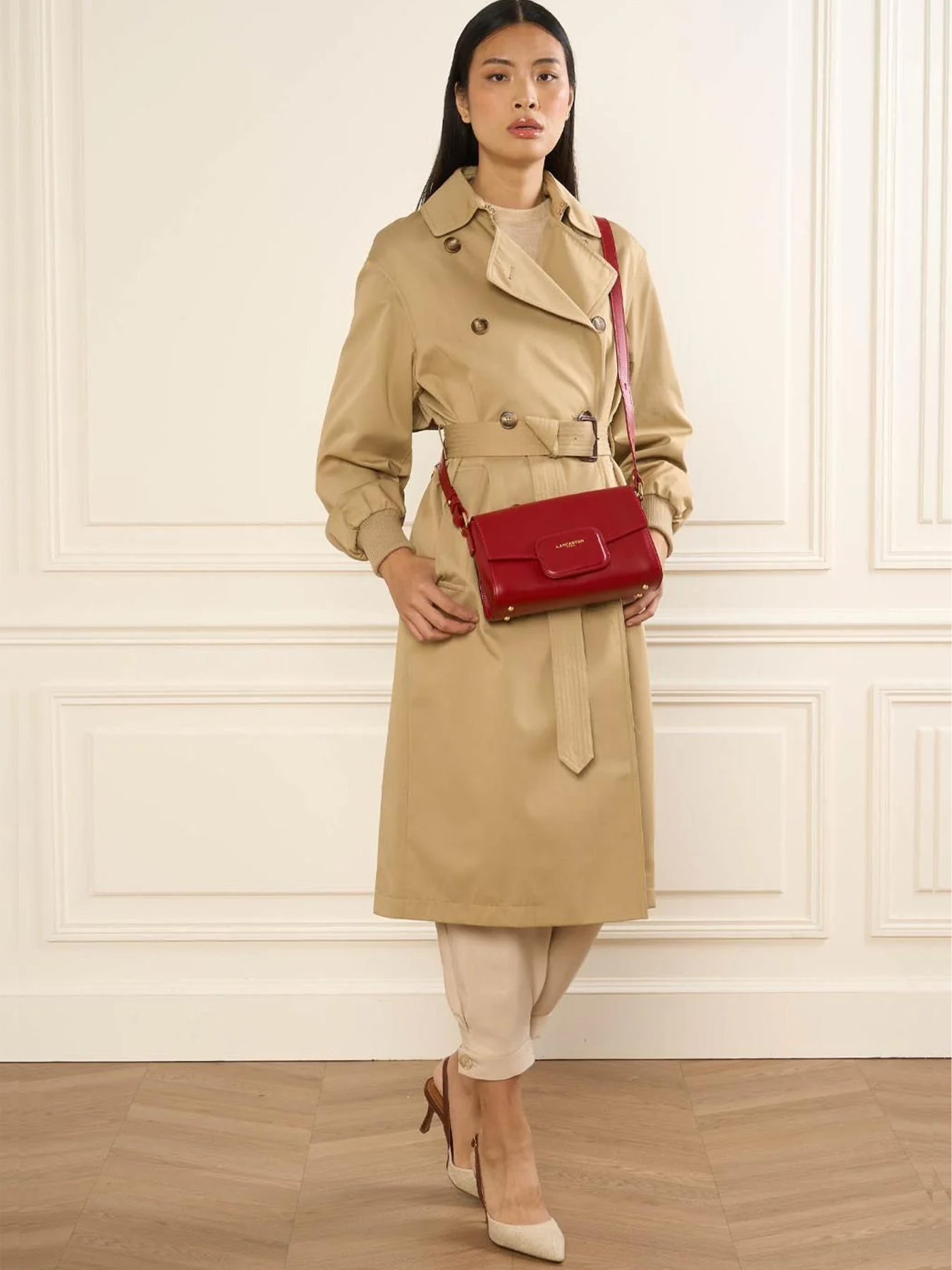 Кросс-боди LANCASTER модель 480-054-CARMIN Фото