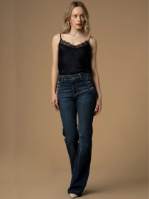 Расклешенные джинсы KOCCA модель A25PPD7724ABUNL348 Фото