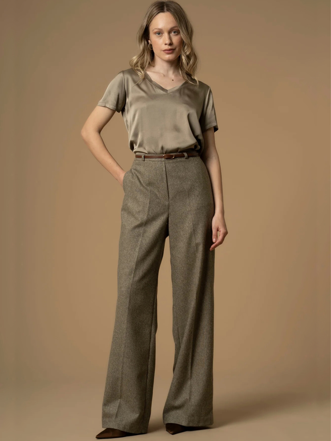 Повседневные штаны KOCCA модель A25PPF7578ABUN50803 Фото