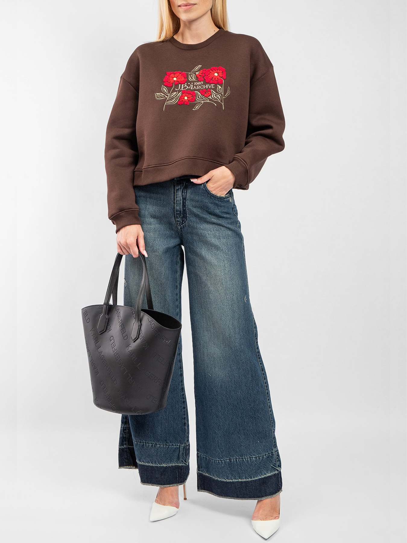 Широкие джинсы J.B4 (Just Before) модель 10WG0633 Фото