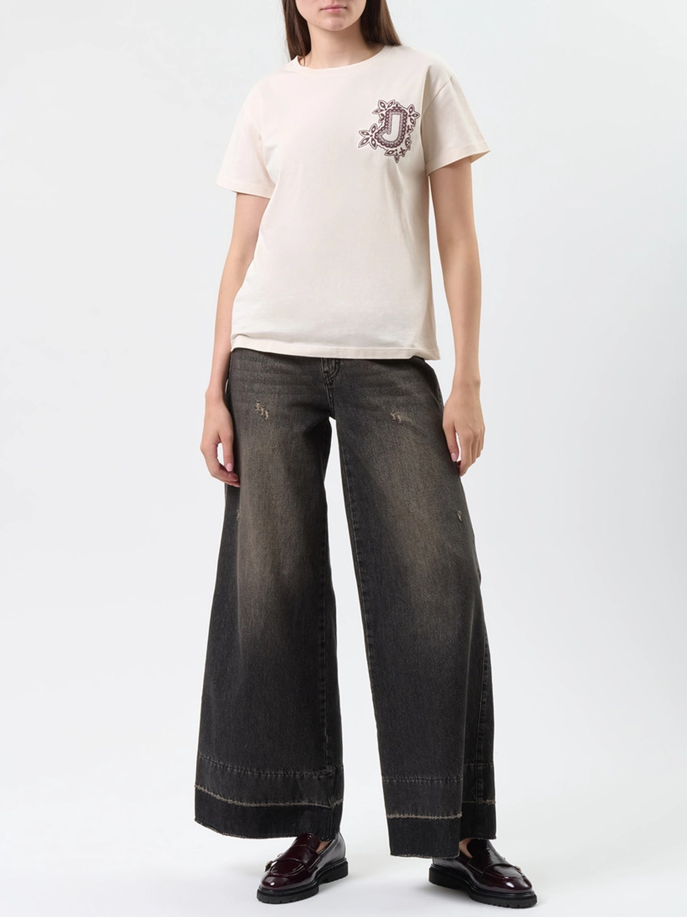 Широкие джинсы J.B4 (Just Before) модель 10WG0619 Фото