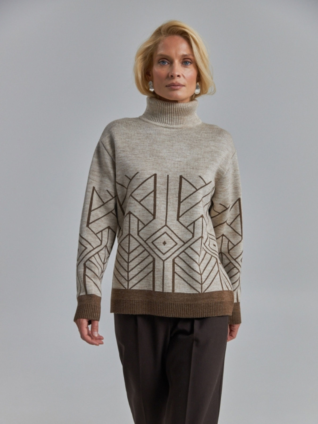 Свитер TrikoBakh модель 2906-lxon-bronza Фото