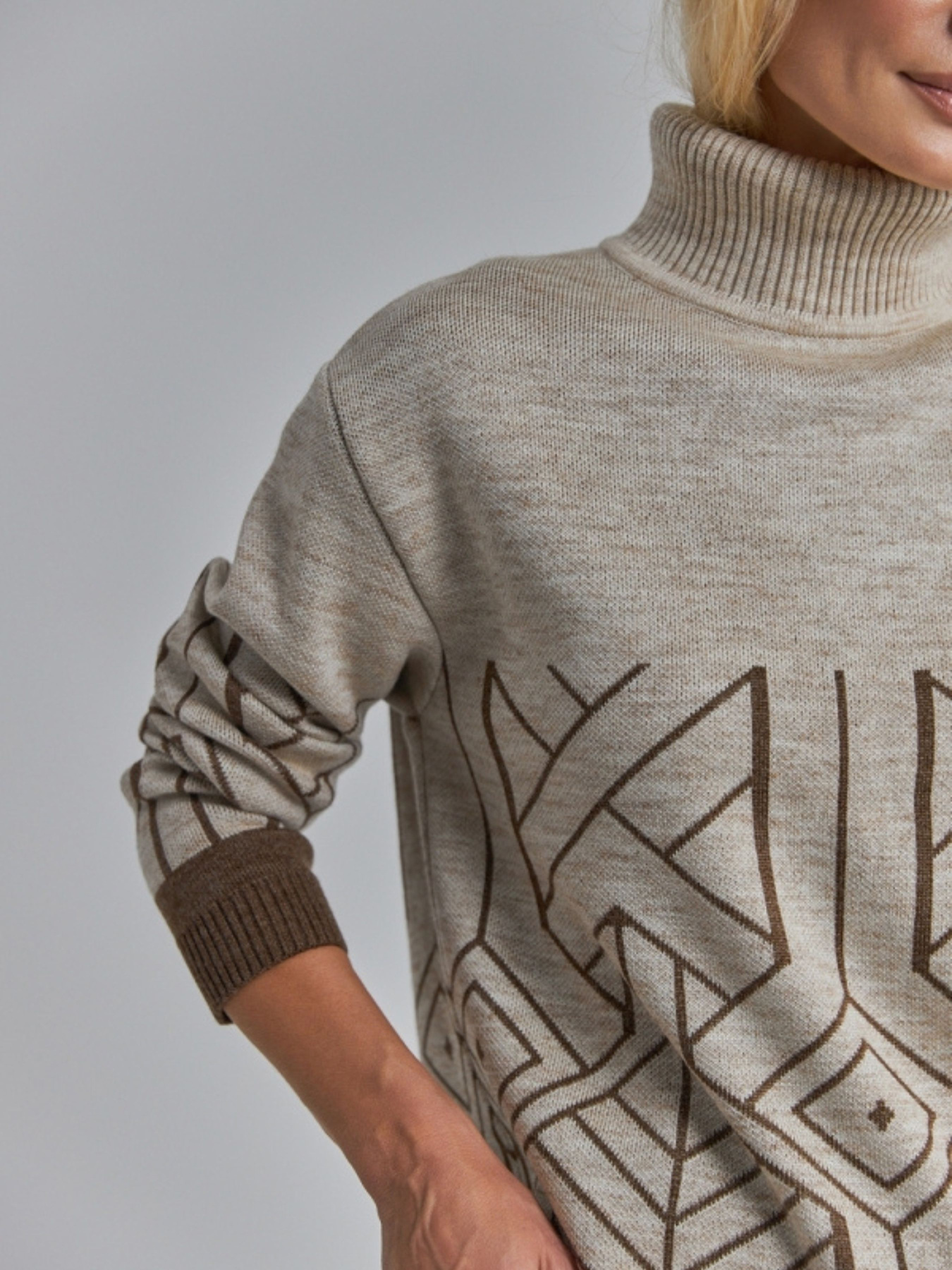 Свитер TrikoBakh модель 2906-lxon-bronza Фото