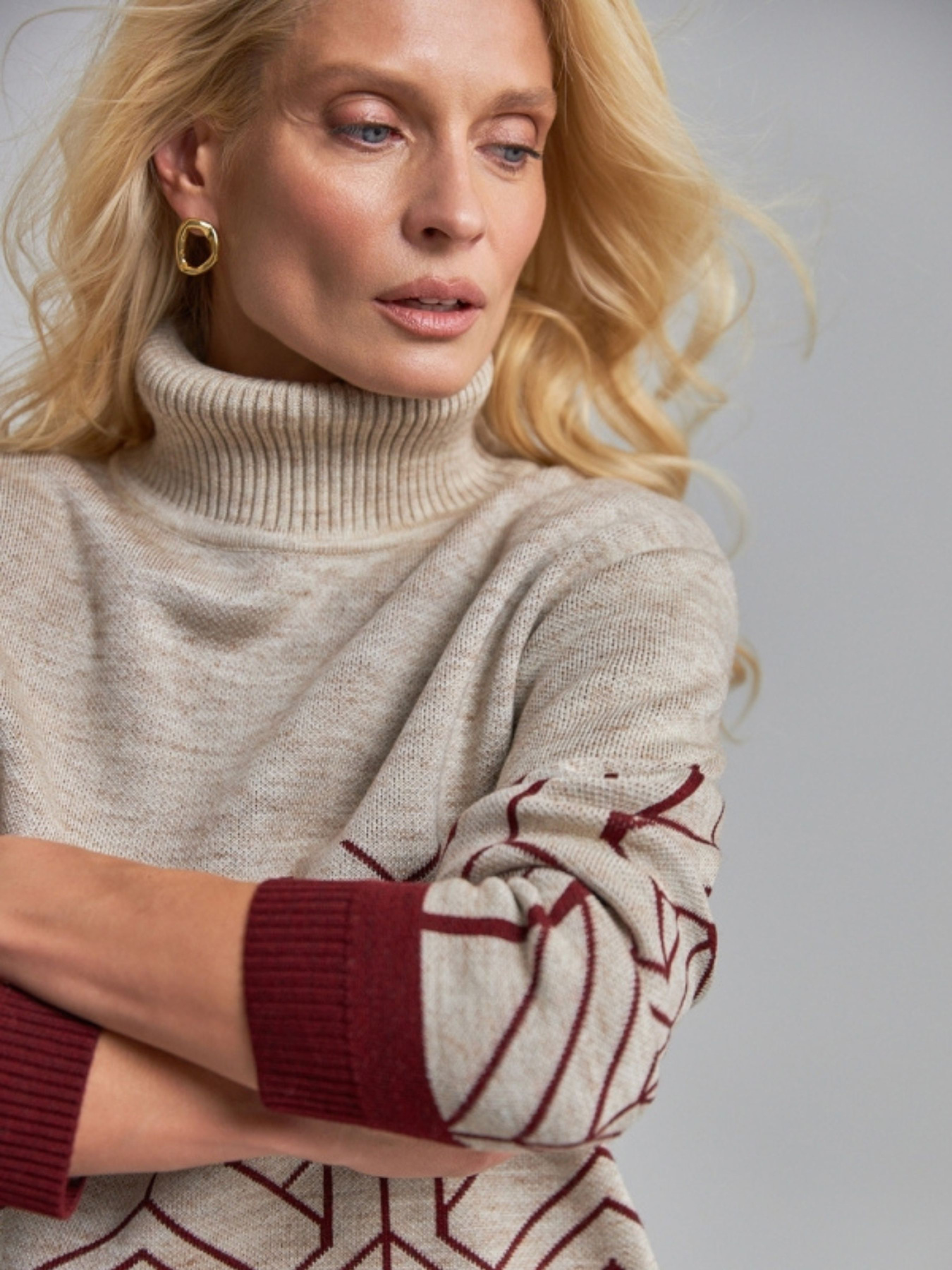 Свитер TrikoBakh модель 2906-lxon-burgund Фото