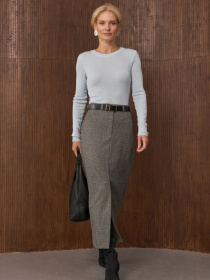 Юбка миди TrikoBakh модель 3080-gravj Юбка миди TrikoBakh модель 3080-gravj Фото