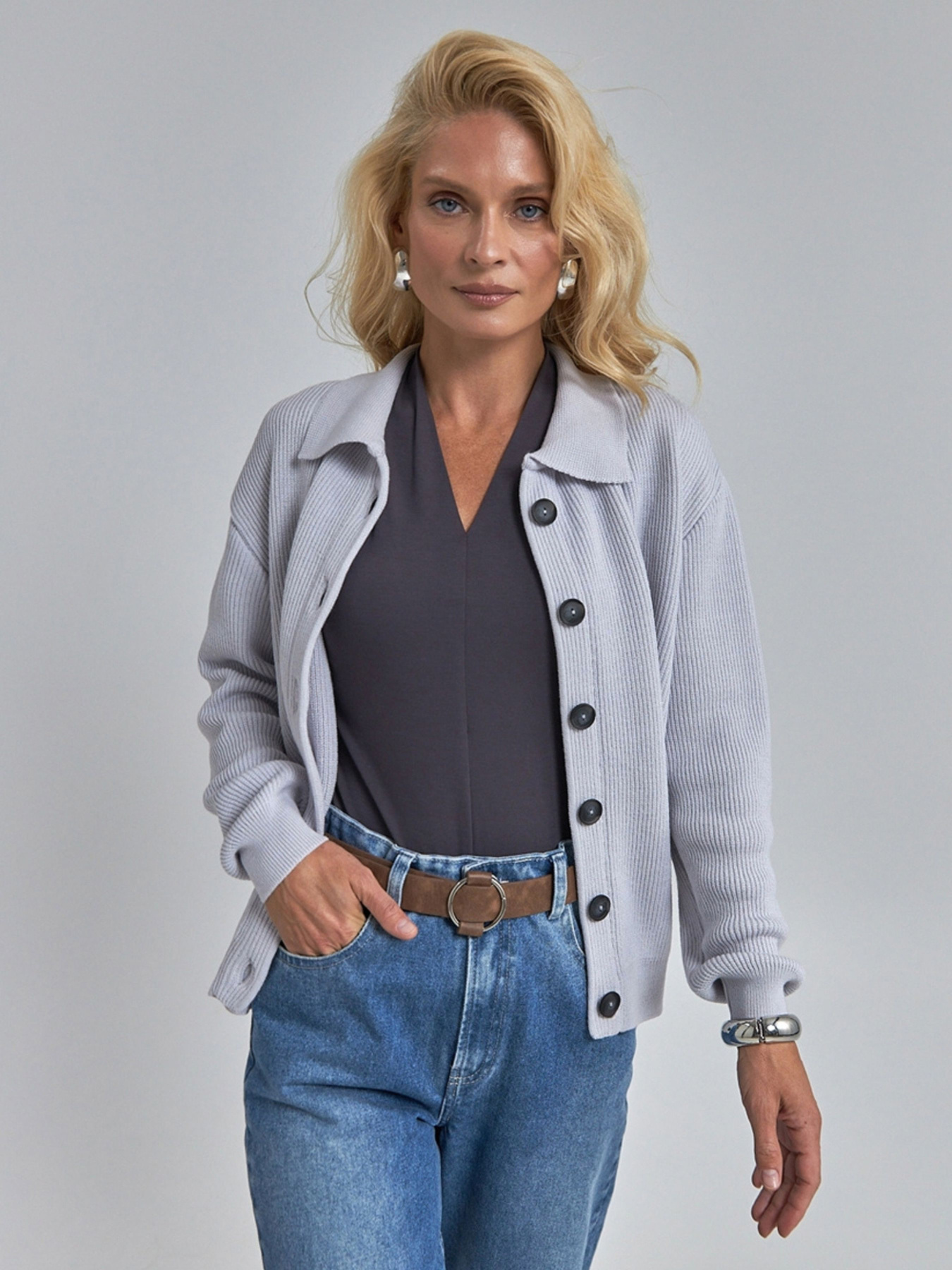 Кардиган TrikoBakh модель 2900-tumannij Фото